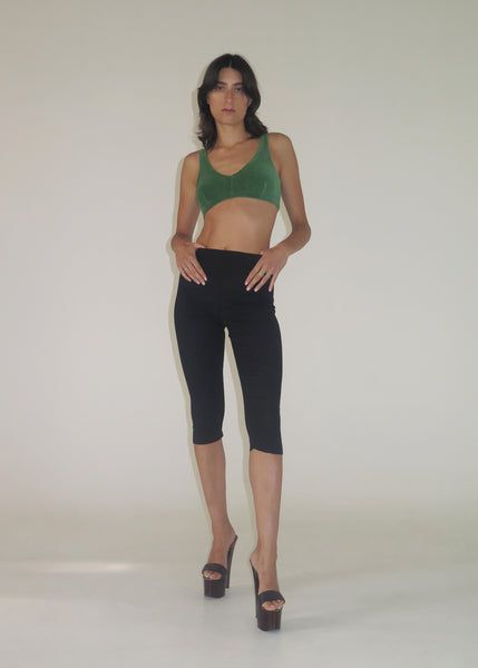 Metaphor Capri Pants Black