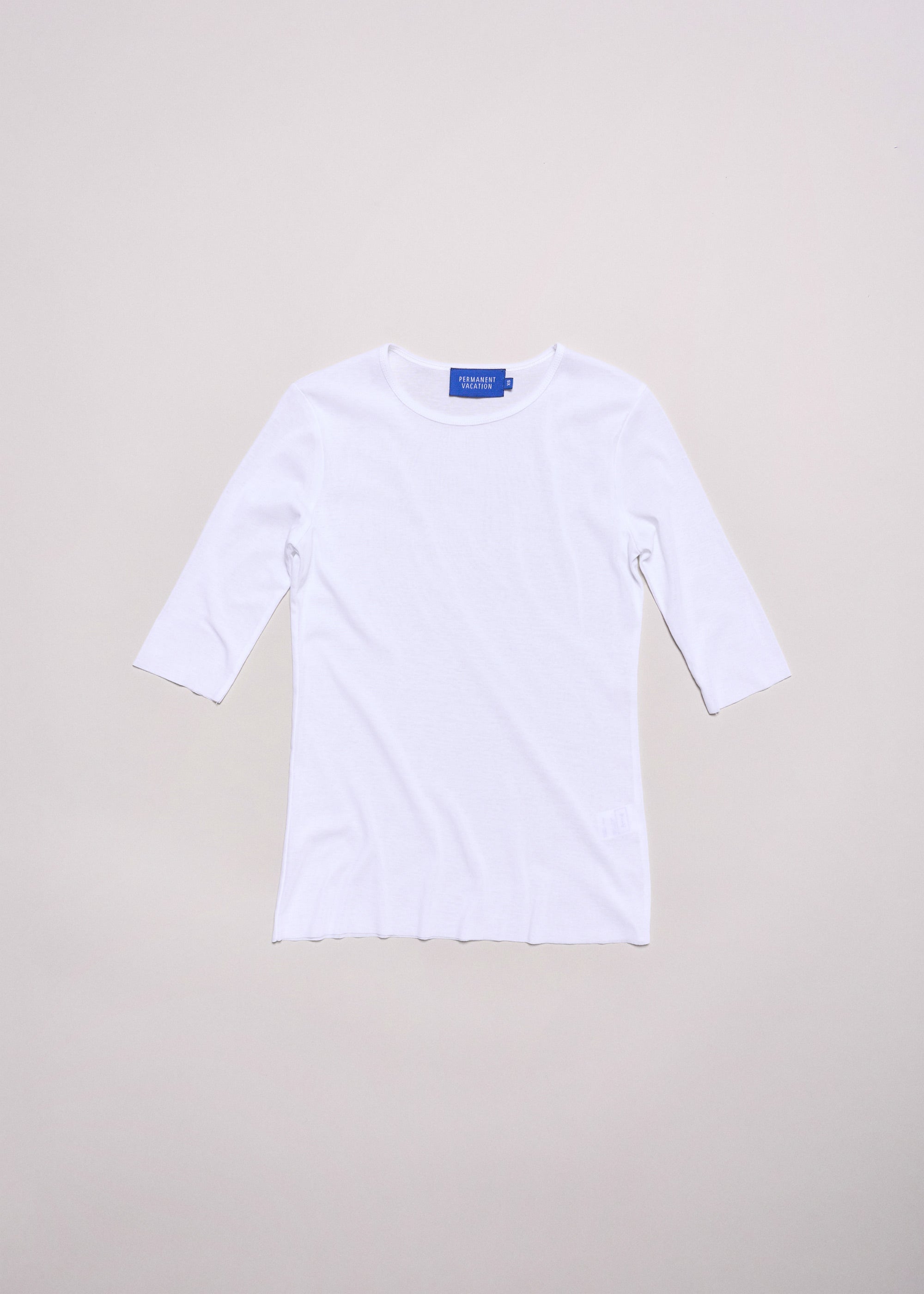 Connection Half Sleeve Top ~ White