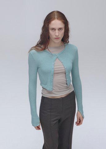 Assume Cardigan ~ Teal