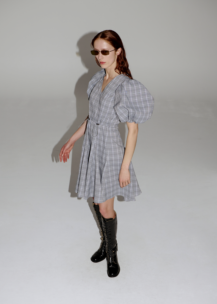 Subject Dress ~ Petrol Check