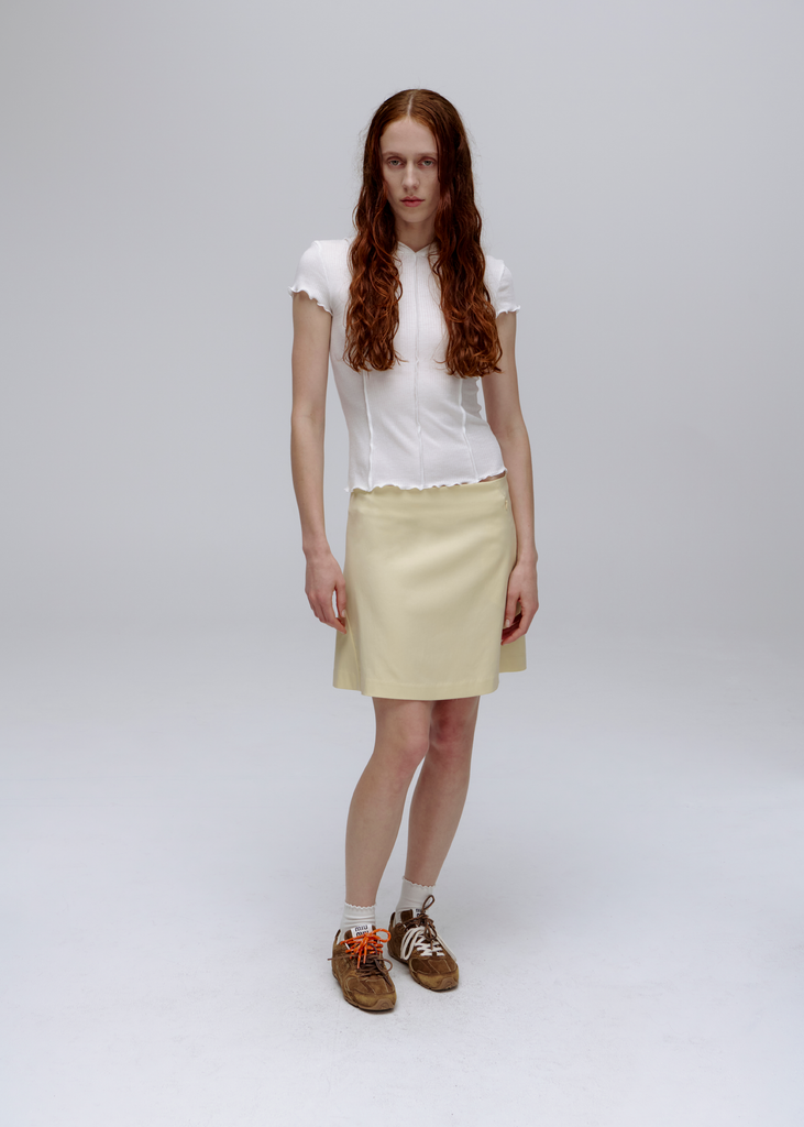 Receipt Skirt ~ Blonde