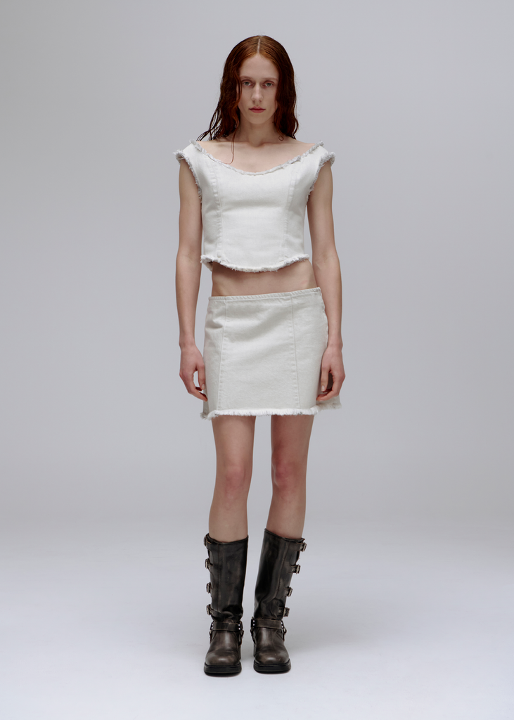 View Skirt ~ Parchment