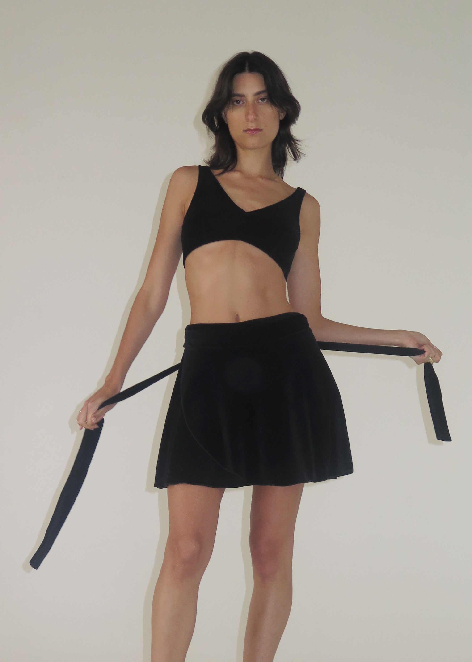 Repertoire Crop Top ~ Black