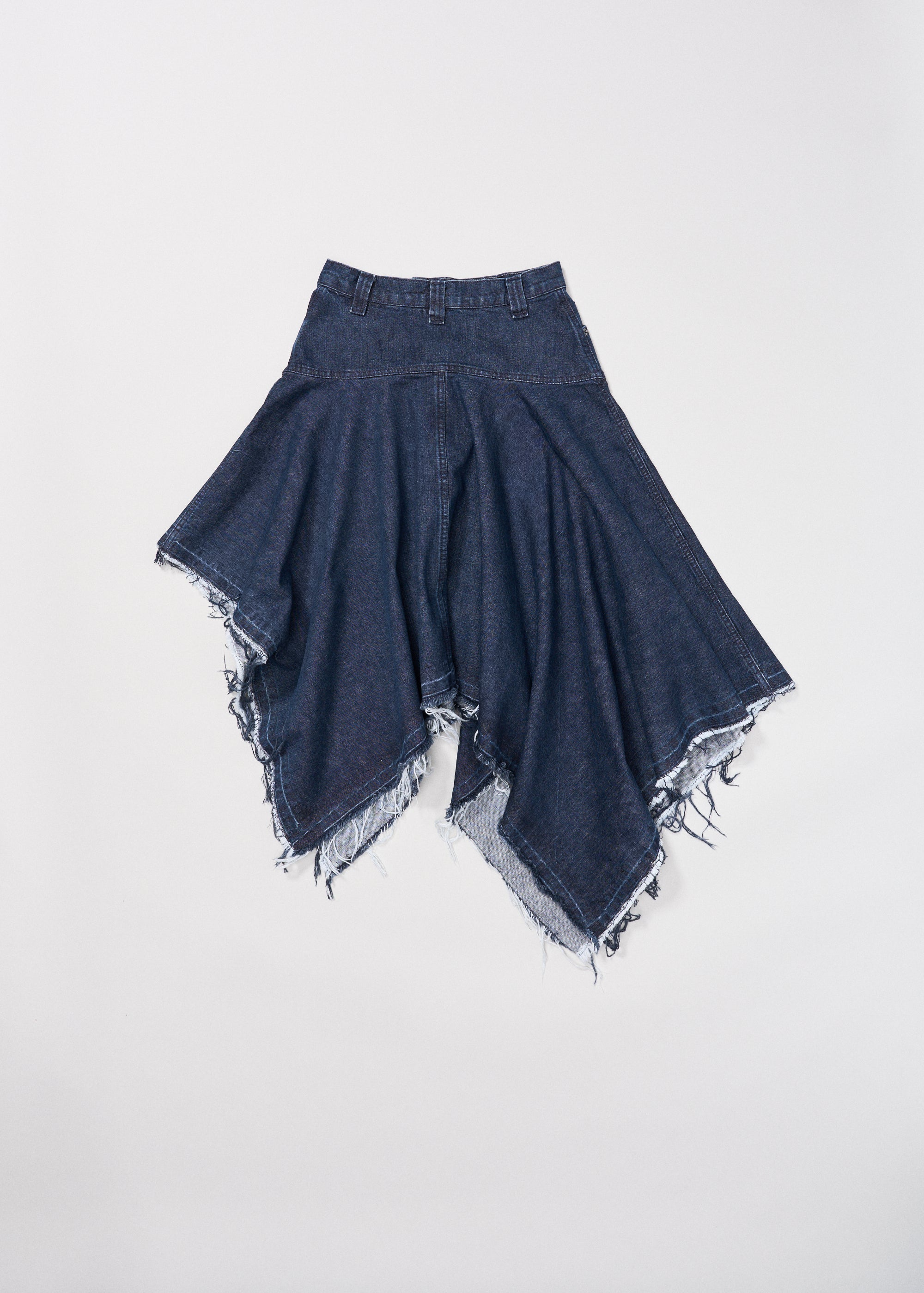 Homage Asymmetric Skirt ~ Dark Indigo